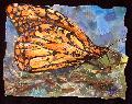 Butterfly Collage Monarch Eileen Downes Artist