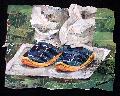 Eileen Downes artist collage shoes children torn paper painting