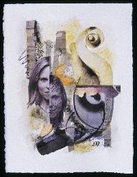 Eileen Downes artist collage conceptual