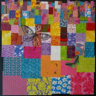 butterflies collage quilt dopamine decor licensing